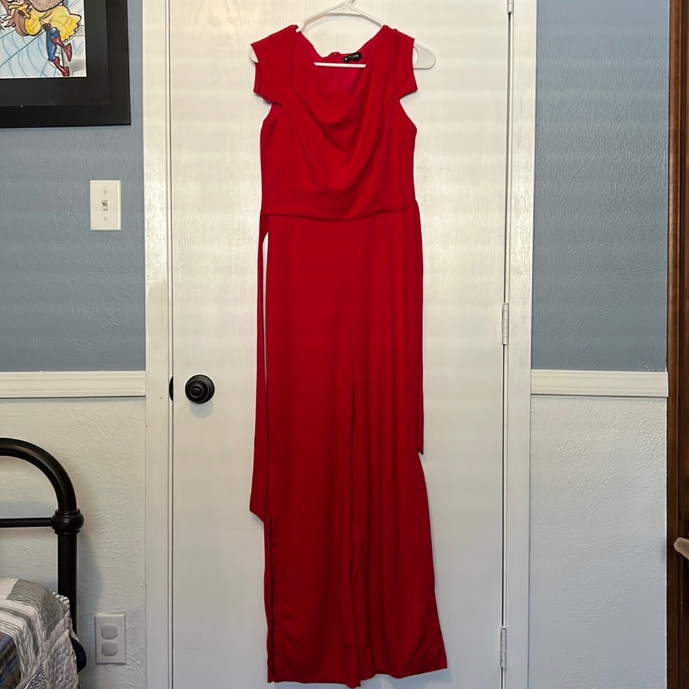 Bebe red jumpsuit!